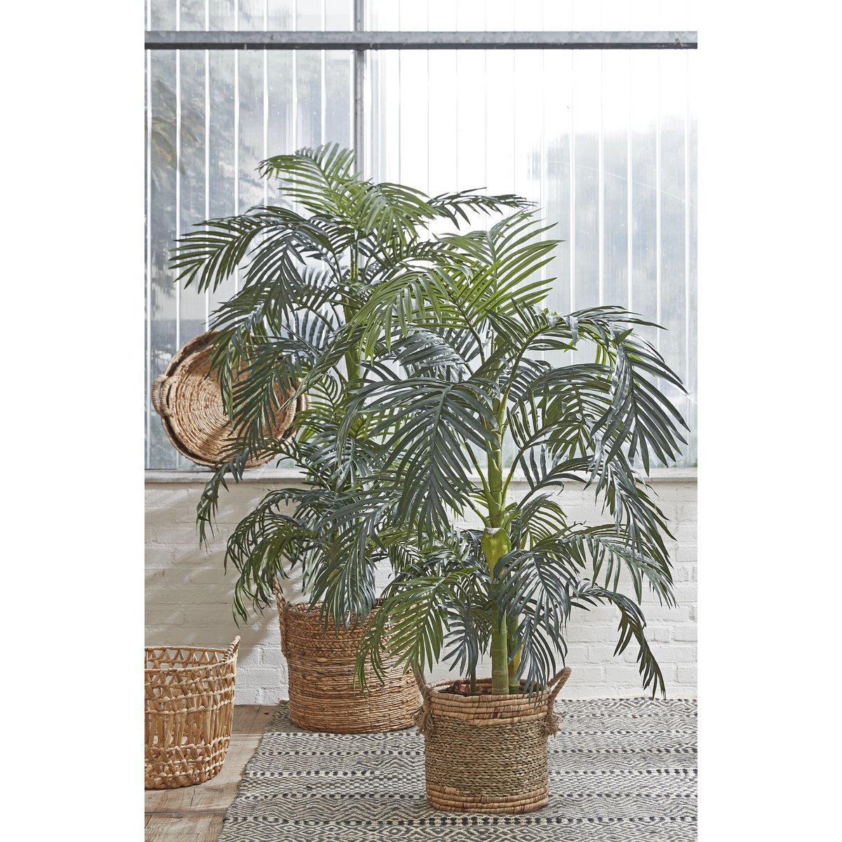 Palmier Areca Plante artificielle - H150 x Ø100 cm - vert