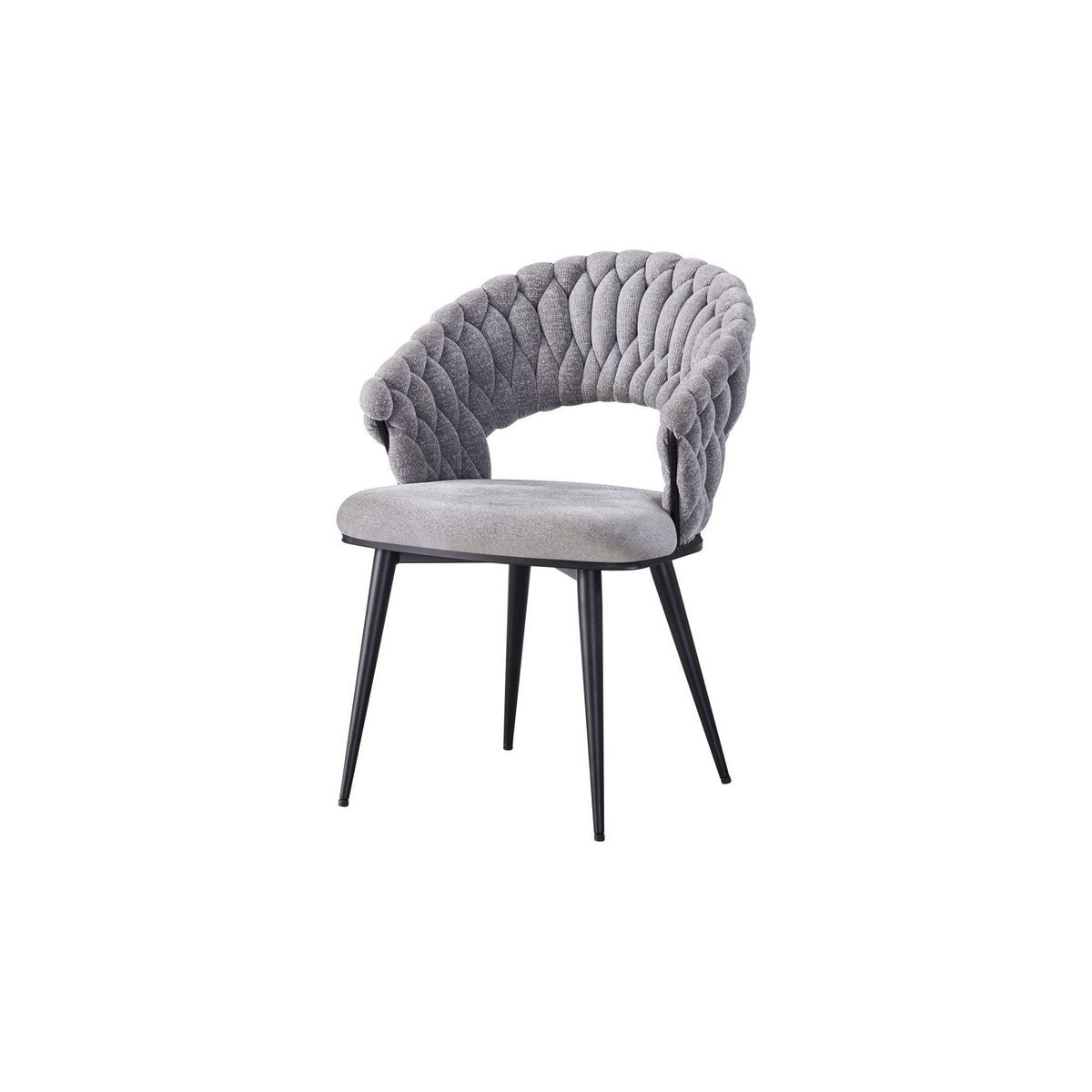 Chaise Wave Tressée | Gris