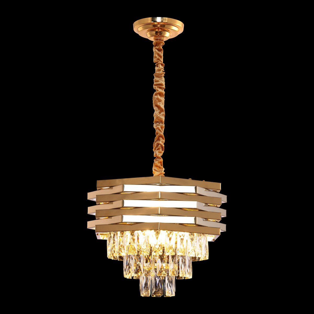 Lustre Crystal Gold | 40 cm