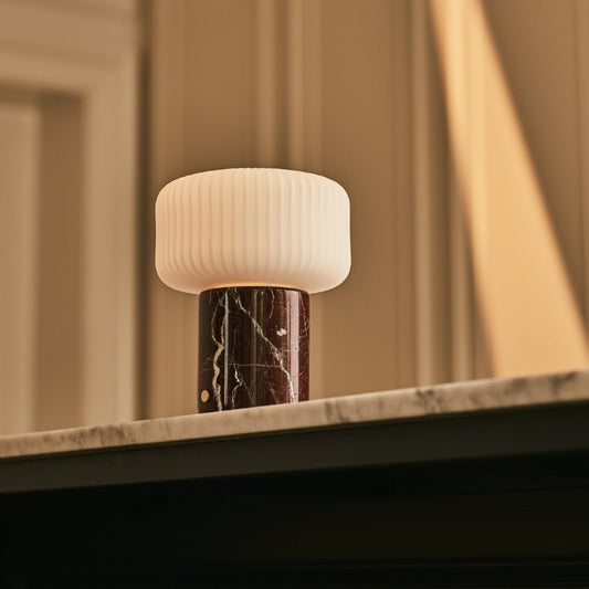 Lampe de Table -Marbre - Renoir Red / Rosso Levanto