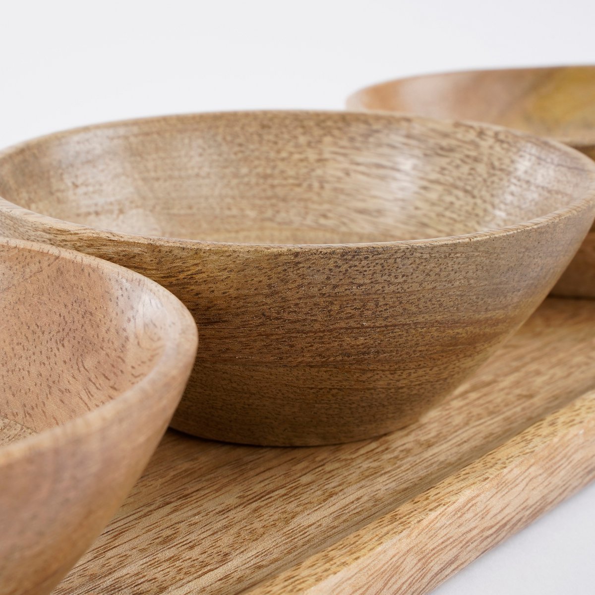 Plateau Tomar - 100% Bois de Manguier FSC - Marron Clair