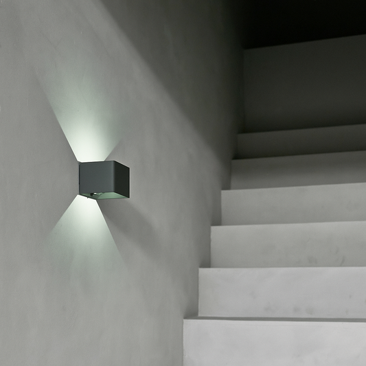 Tess Stone Grey – Applique murale rechargeable