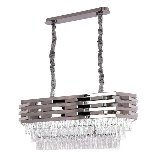 Suspension Crystal Chrome | 80cm x 30cm