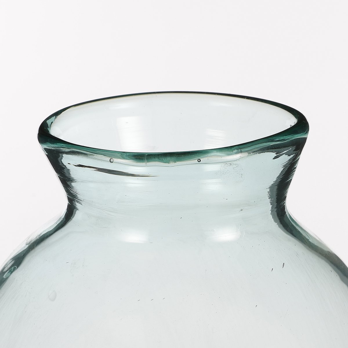 Vase Bouteille Florine - H44 x Ø22 cm - Verre recyclé - Transparent