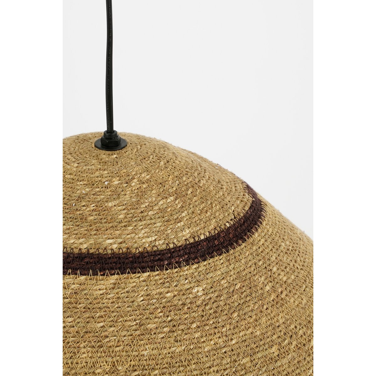 Lampe à suspension Joulz / H22 x Ø41 cm - Jute - Marron clair