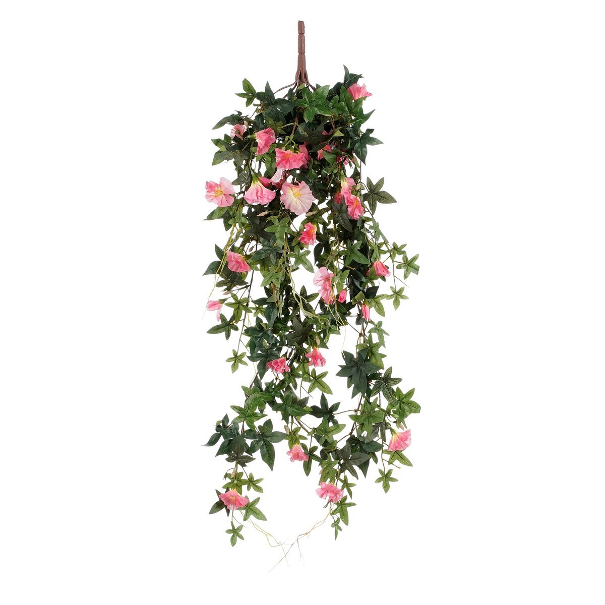 Plante Artificielle Pétunia Suspendue - L15 x L20 x H80 cm - Rose