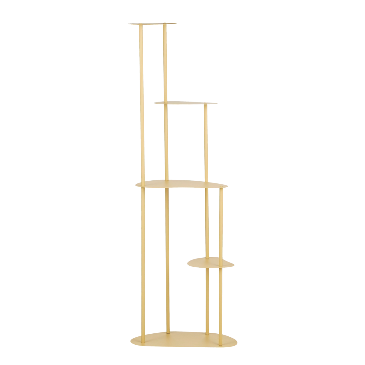 Table Plante Fonda - L48 x l27 x H140 cm - Métal - Jaune clair