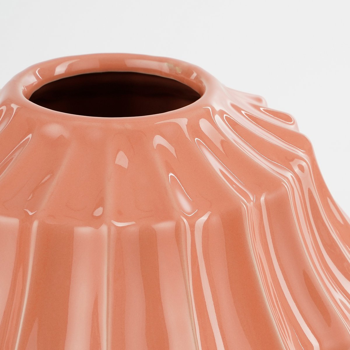 Vase Pippa - H33 x Ø27 cm - Céramique - Rose