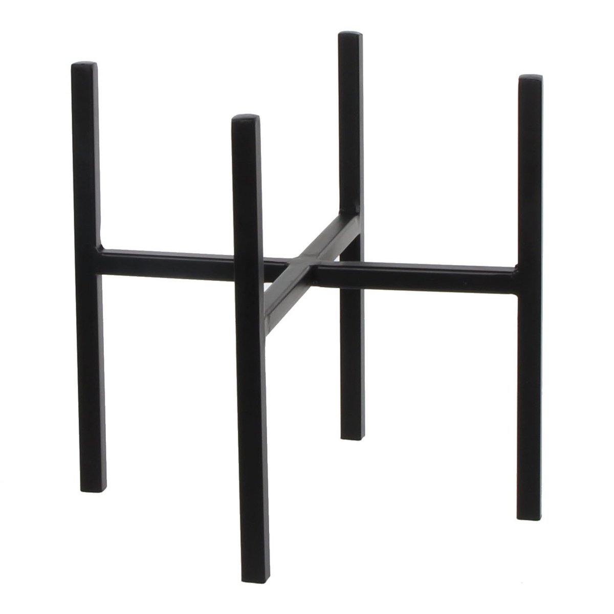 Support pour Plantes Ascot - L24 x L24 x H25 cm - Métal - Noir