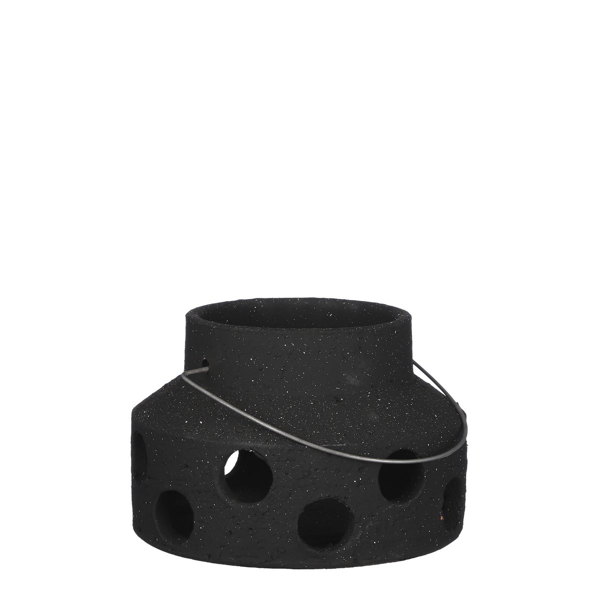 Lanterne Pietra - H16 x Ø25 cm - Anthracite