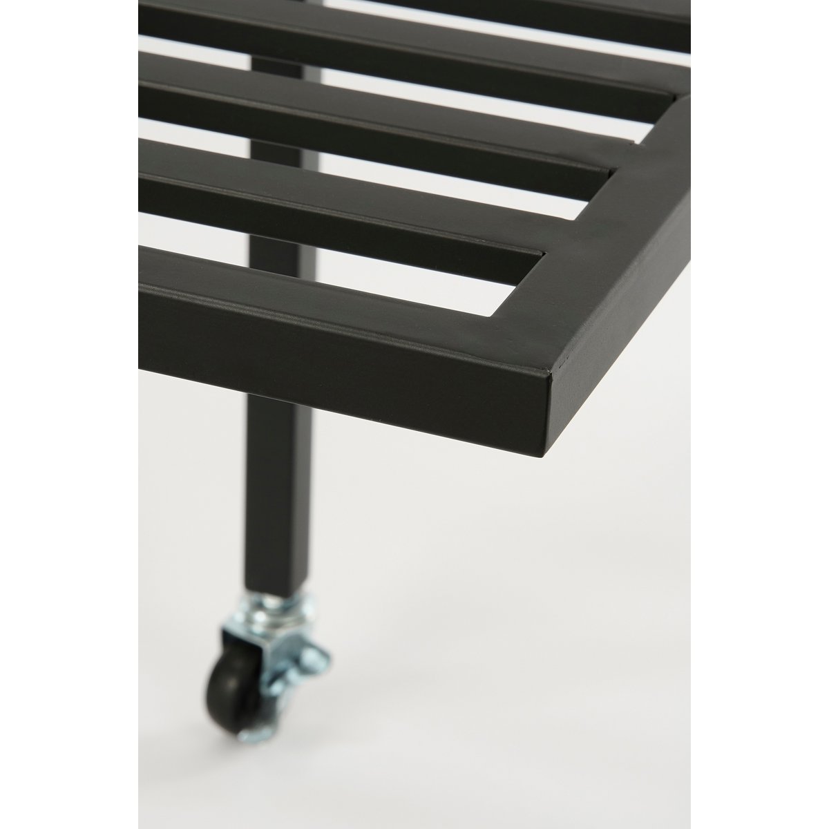 Table de la plante Greenrax - L118 x B38 x H36 cm - Métal - noir