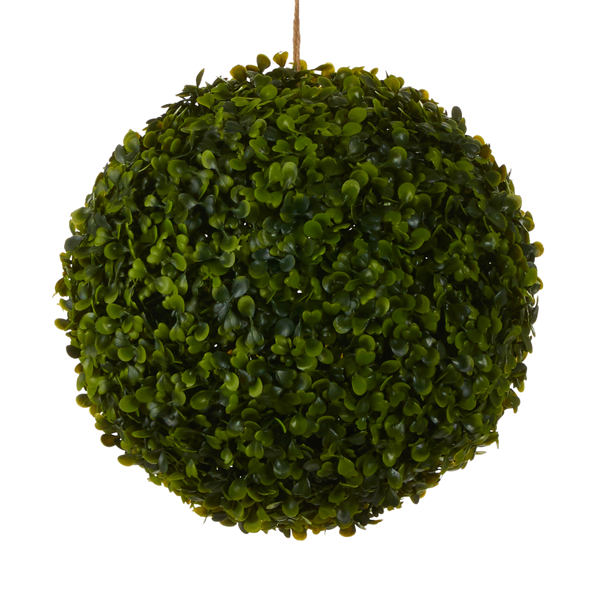 Buxus Sphere Plante d'extérieur artificielle à suspendre - Vert