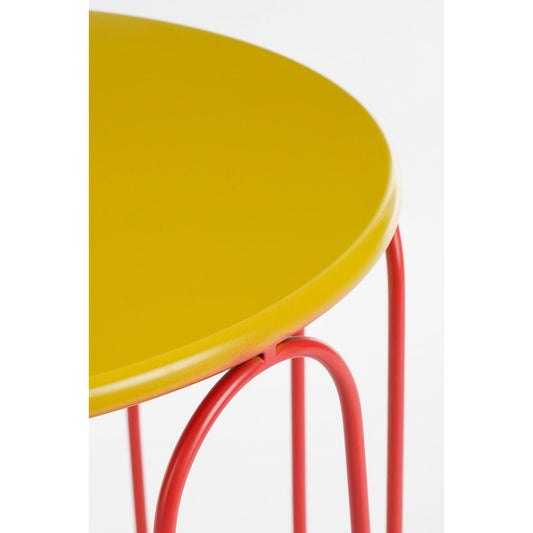 Tableau de la Dione - Ensemble de 2 - H40 X Ø46 cm - Métal - Jaune