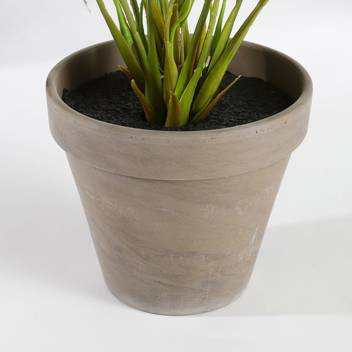 Plante Bégonia Artificielle en Pot de Fleur Stan - H40 x Ø38 cm - Rouge