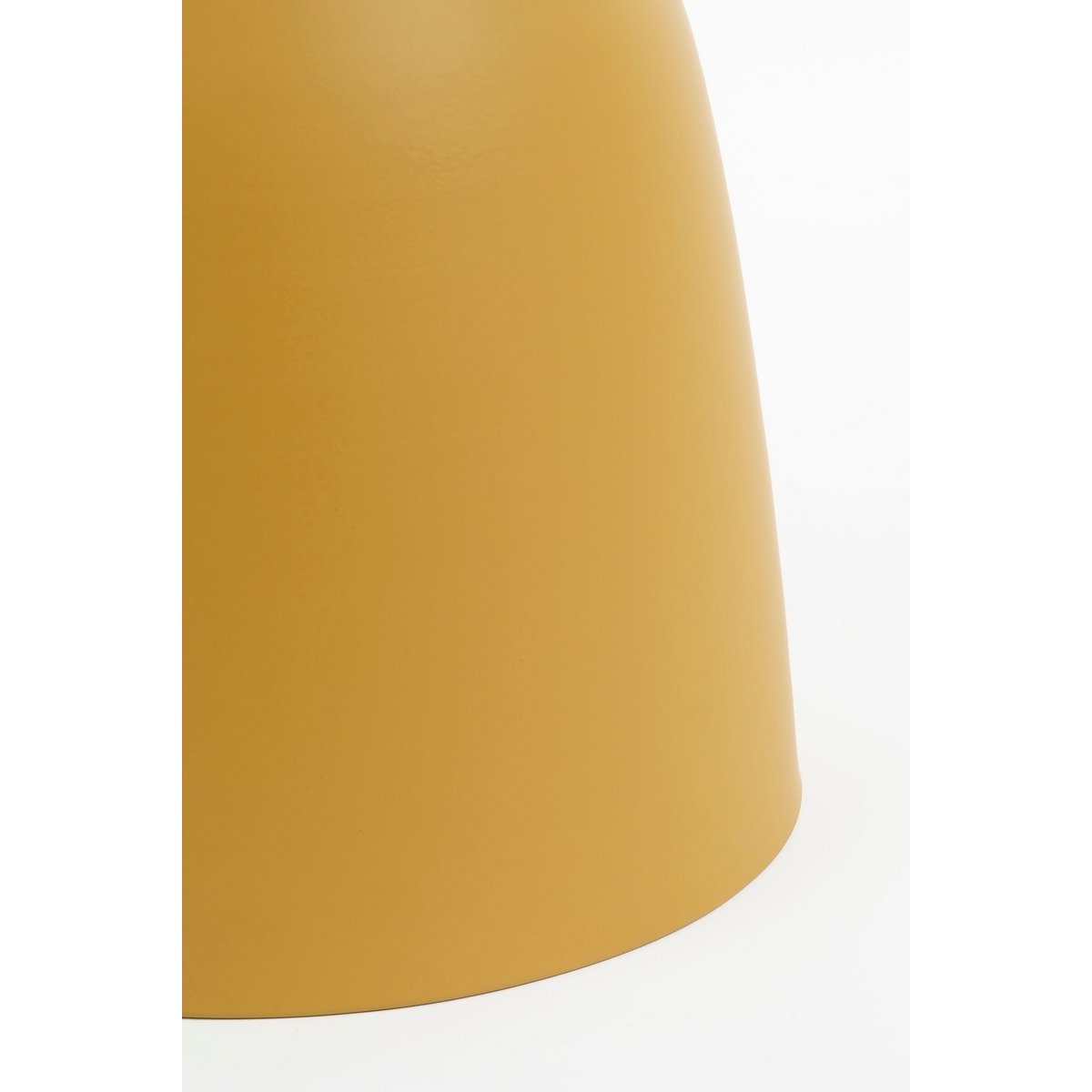 Table d'appoint Elliot - H45 x Ø32 cm - Iron - Ochère Jaune