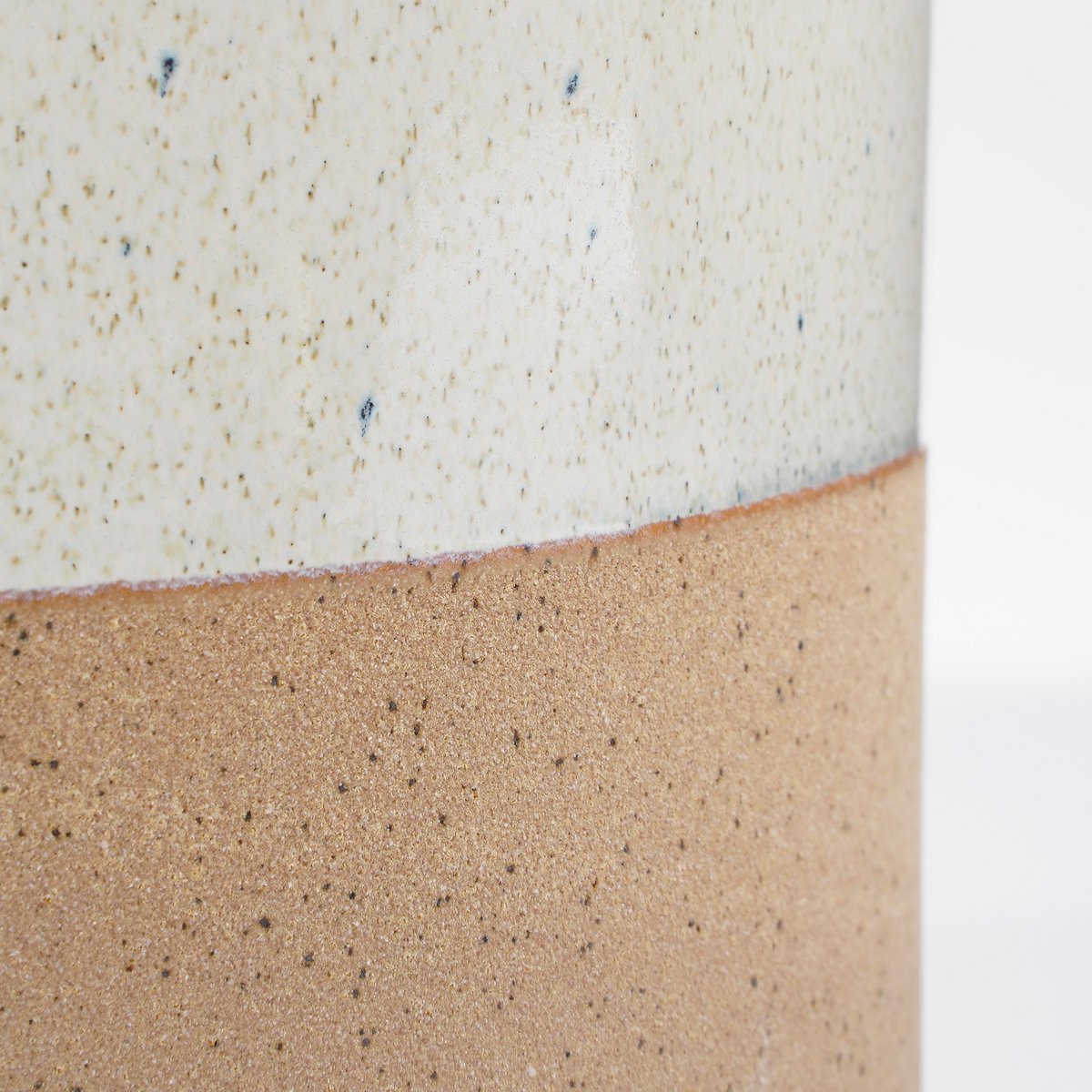 Pot de fleur Lago - H17 x Ø18 cm - Blanc