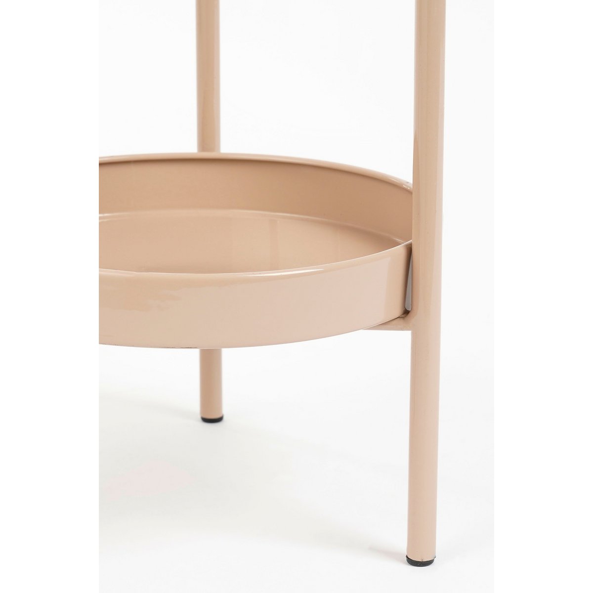 Colyn Flowerpot sur standard - H60 x Ø19 cm - fer - rose clair