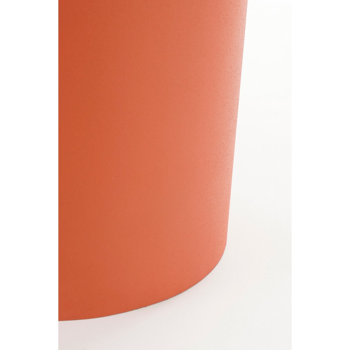 Table d'appoint Feroza - H51 x Ø30 cm - Métal - Orange