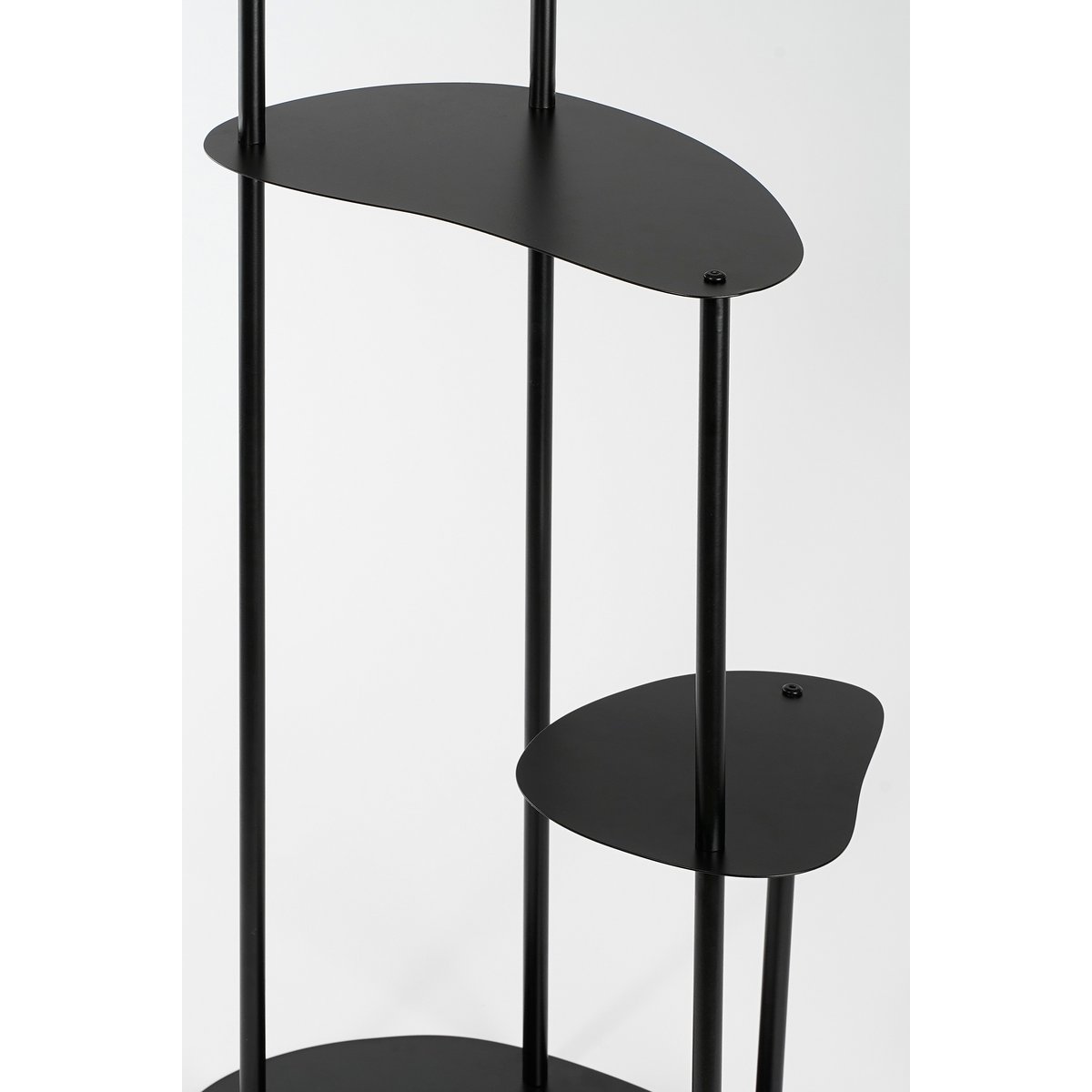 Table Plante Fonda - L48 x L27 x H100 cm - Métal - Noir