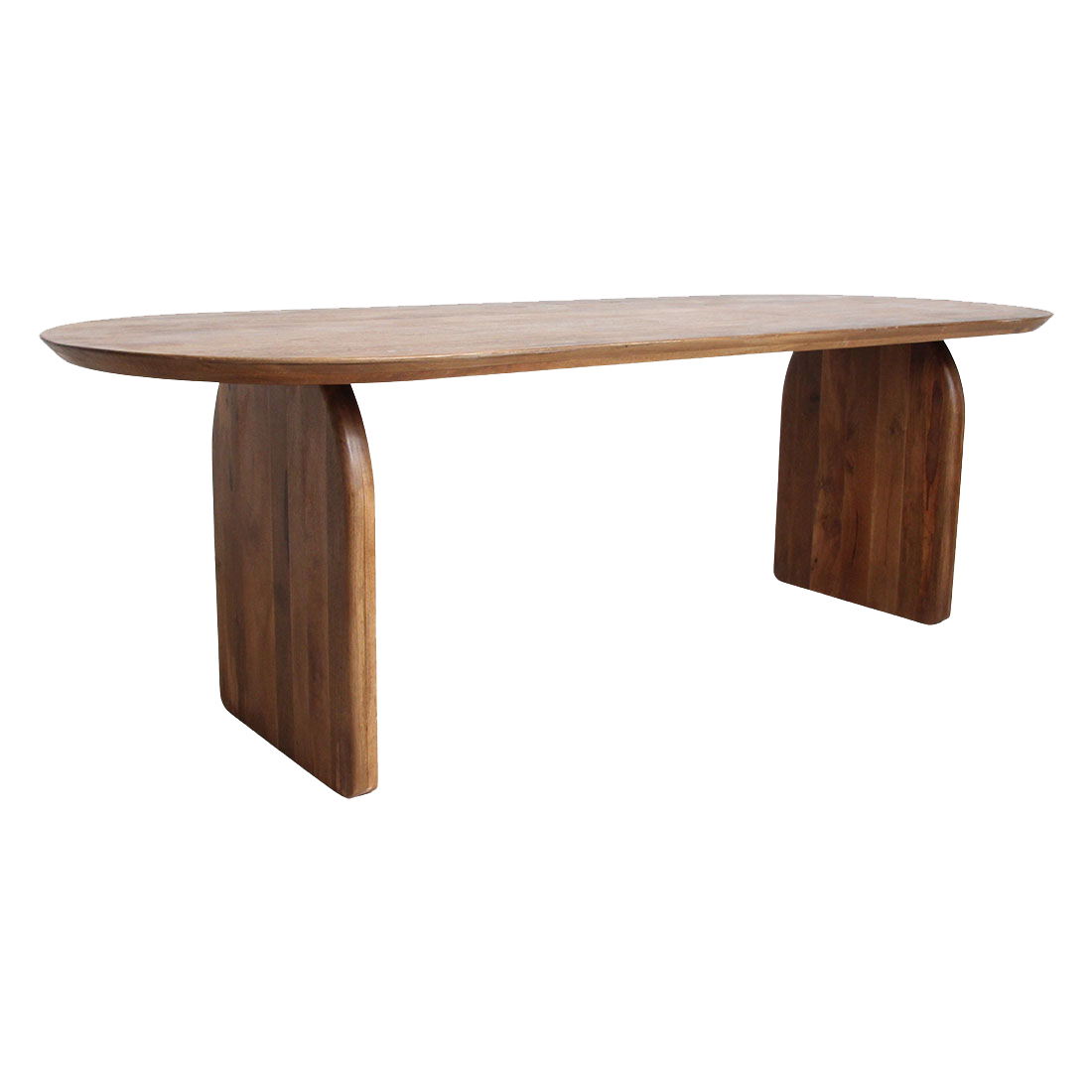 Table à manger bullnose châssis fermé