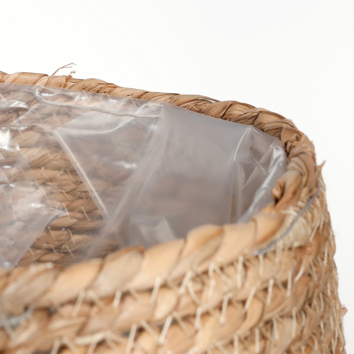 Panier à Plantes Jorck / H24 x Ø26 cm - Jonc de Mer - Marron clair