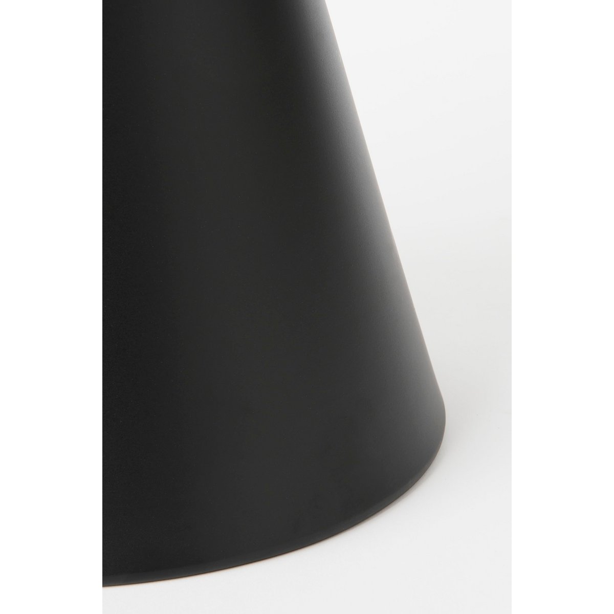 Table d'Appoint Generous - H42 x Ø60 cm - Métal - Noir