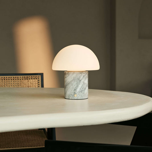 Maris White / Bianco Statuarietto – Lampe de table en Marbre
