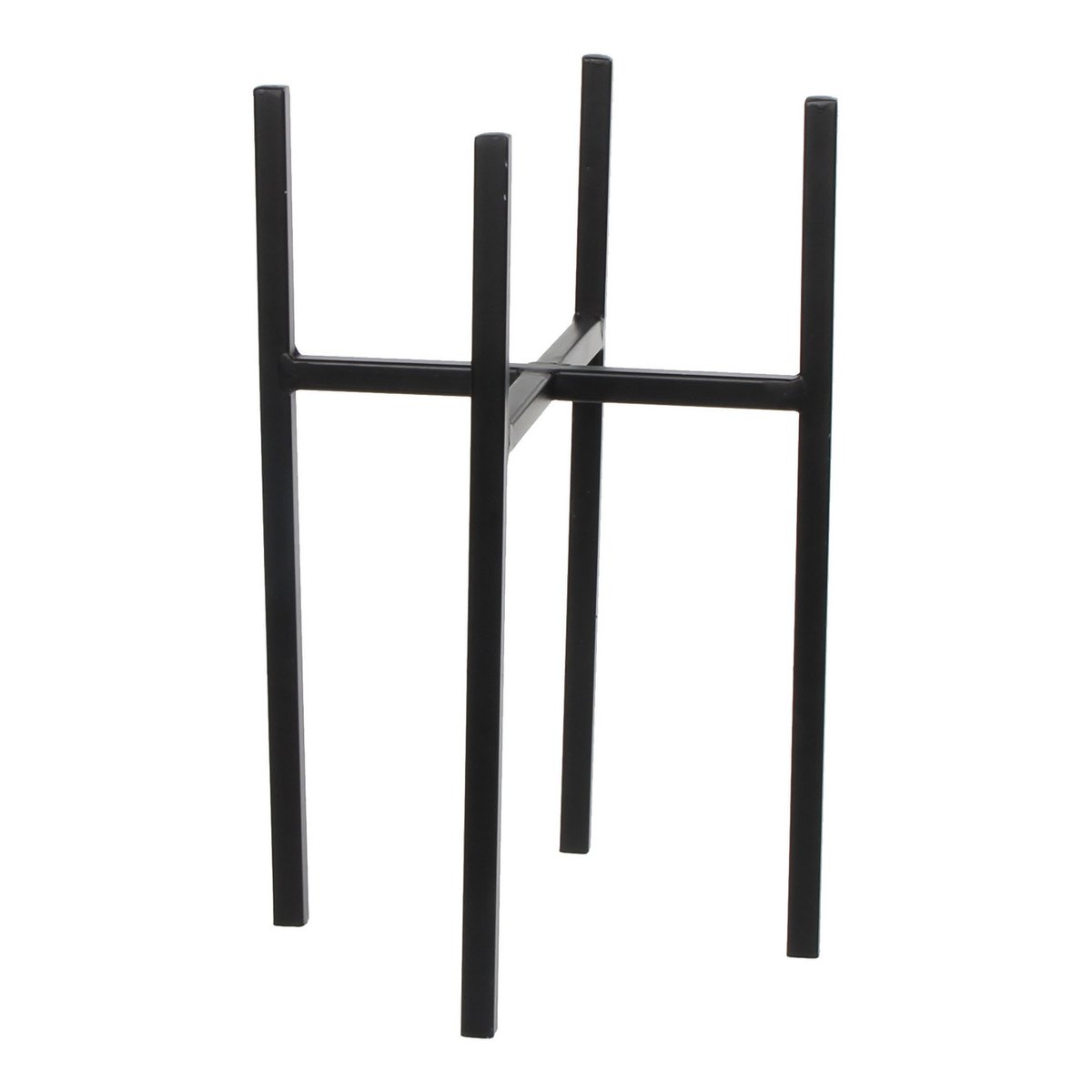 Support pour Plantes Ascot - L21 x L21 x H35 cm - Métal - Noir