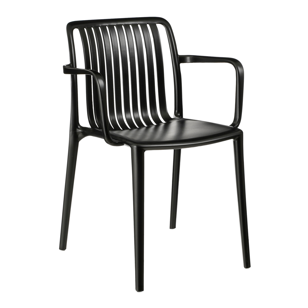 Chaise de jardin Paloma - Polypropylène - Noir