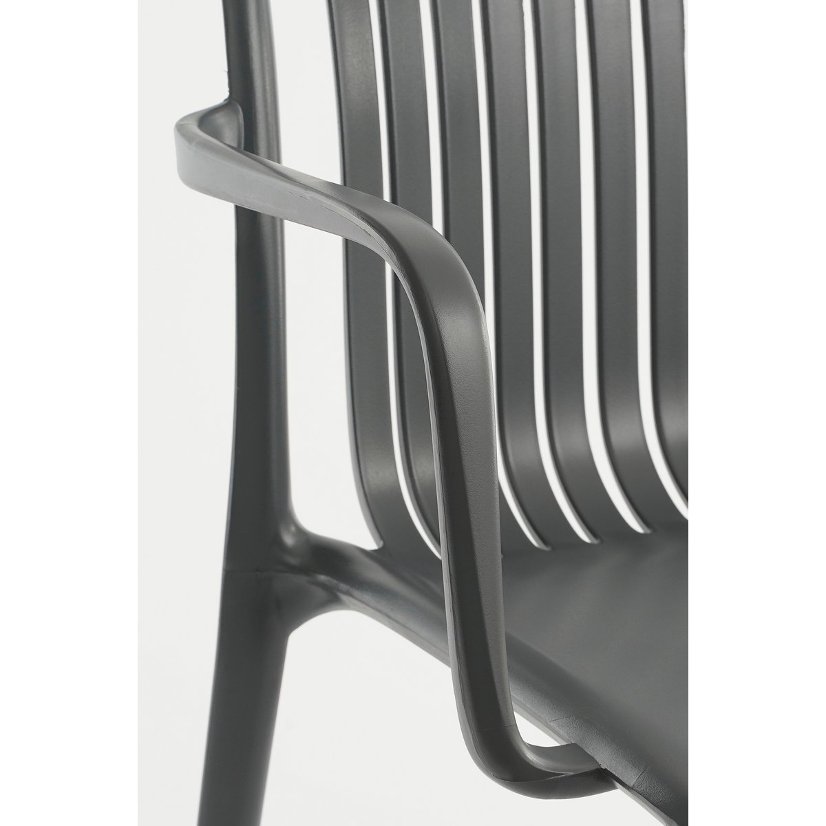 Chaise de jardin Paloma - Polypropylène - Gris