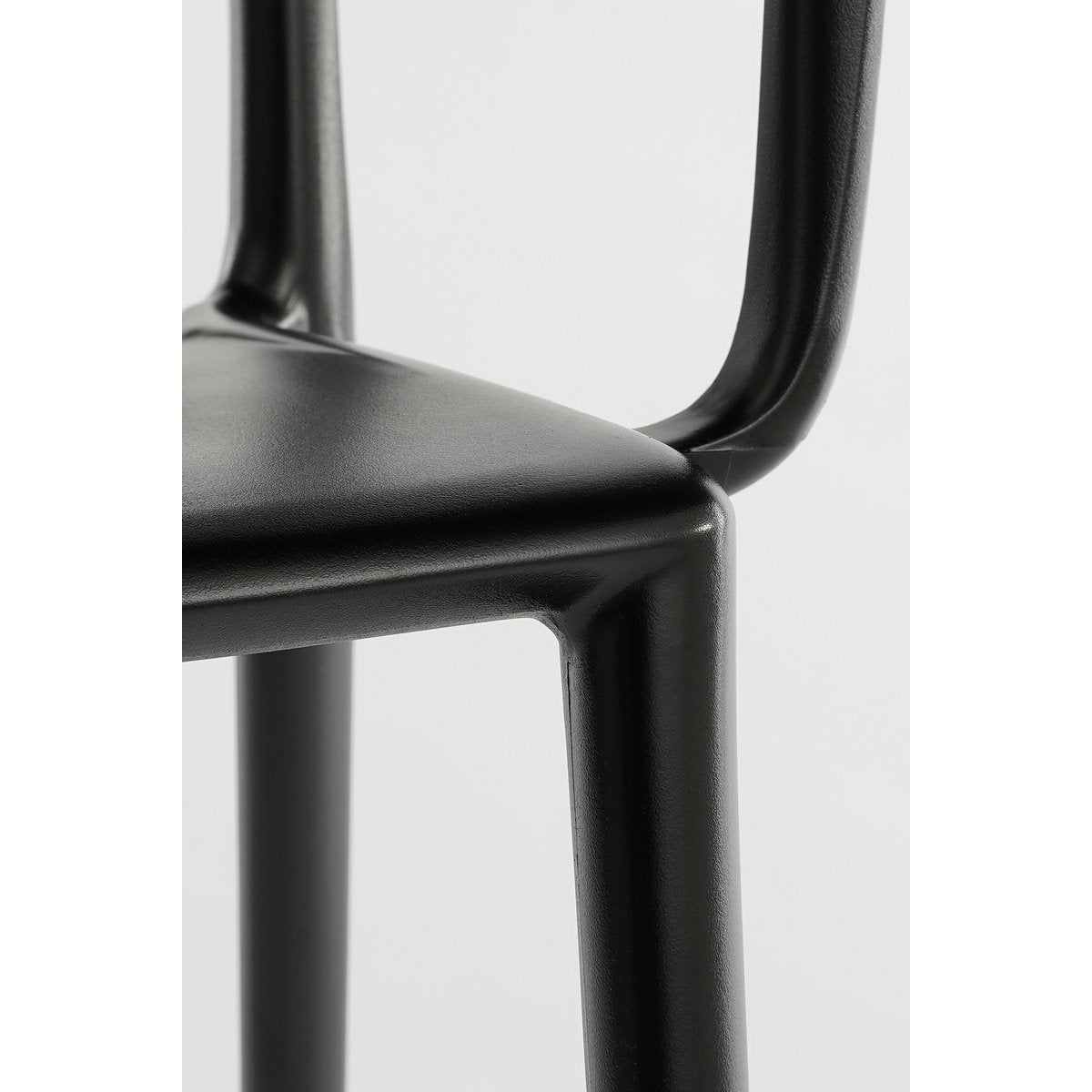 Chaise de jardin Paloma - Polypropylène - Noir