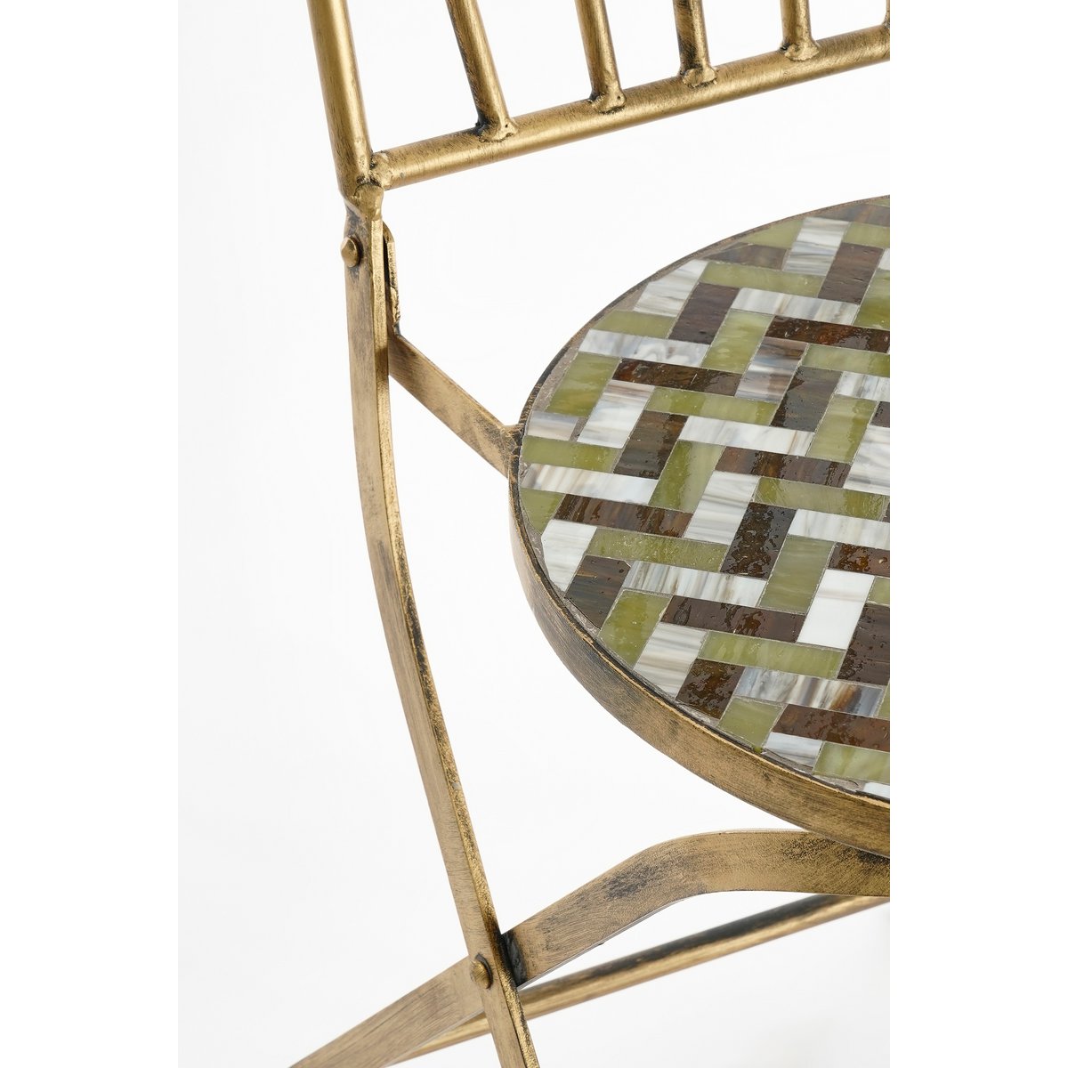 Alanza Bistrostoel - L40 x B51 x H87 cm - Grèce - Groen