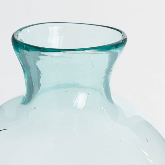 Vase Bouteille Florine - H58 x Ø26 cm - Verre recyclé - Transparent