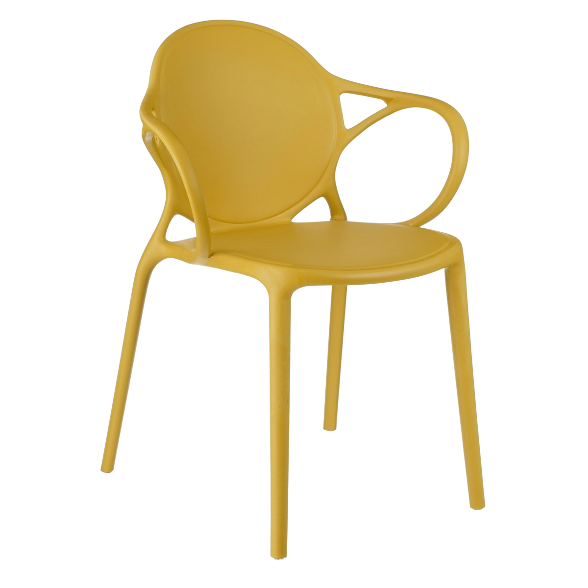 Chaise de jardin Nebraska - Polypropylène - Ocre