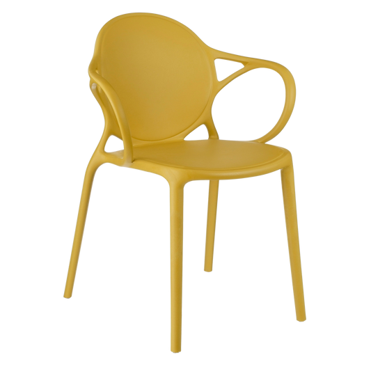 Chaise de jardin Nebraska - Polypropylène - Ocre