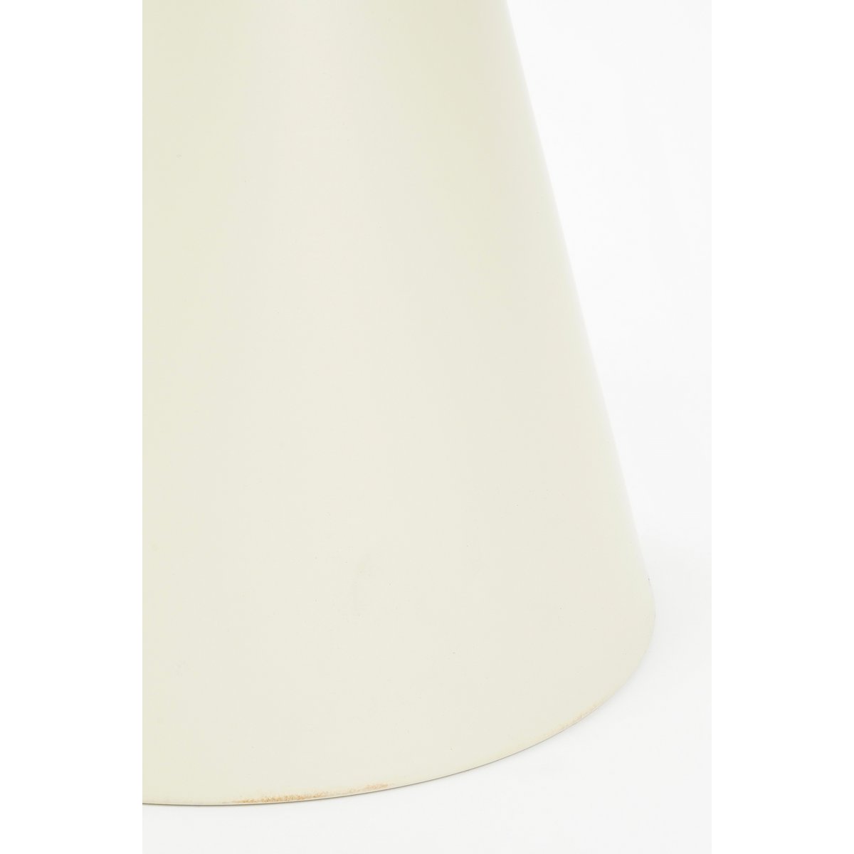 Table d'appoint Jim - H45 X Ø31 cm - Iron - Off-blanc