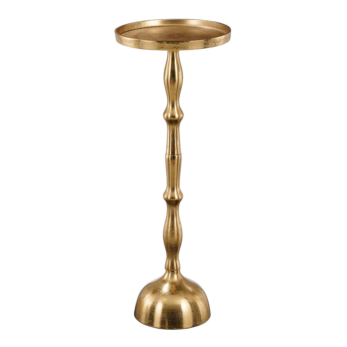 Table d'appoint Duco - H66 X Ø25 cm - Aluminium recyclé - or