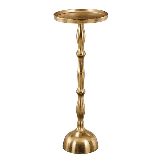 Table d'appoint Duco - H66 X Ø25 cm - Aluminium recyclé - or