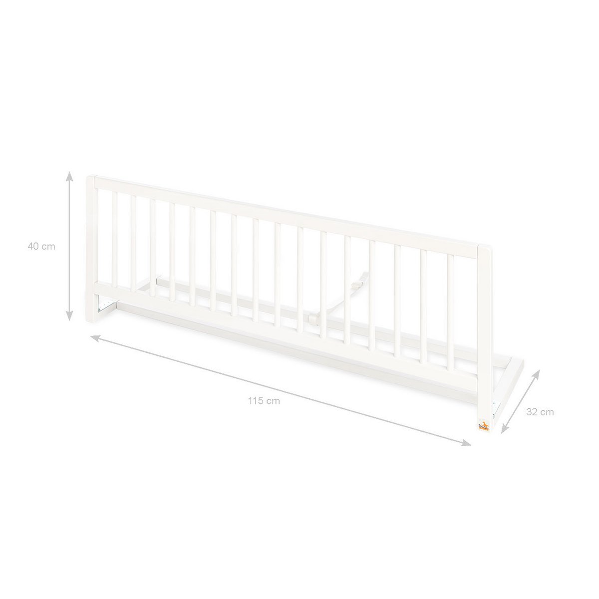 Barrière de lit 'Comfort', laqué blanc