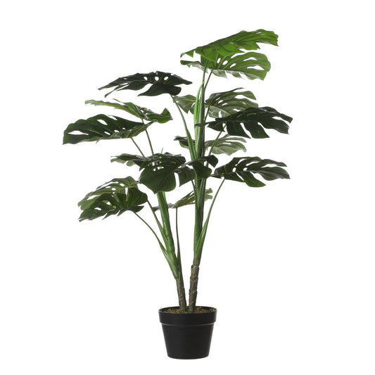Plante Artificielle Monstera - H100 x Ø70 cm - Vert