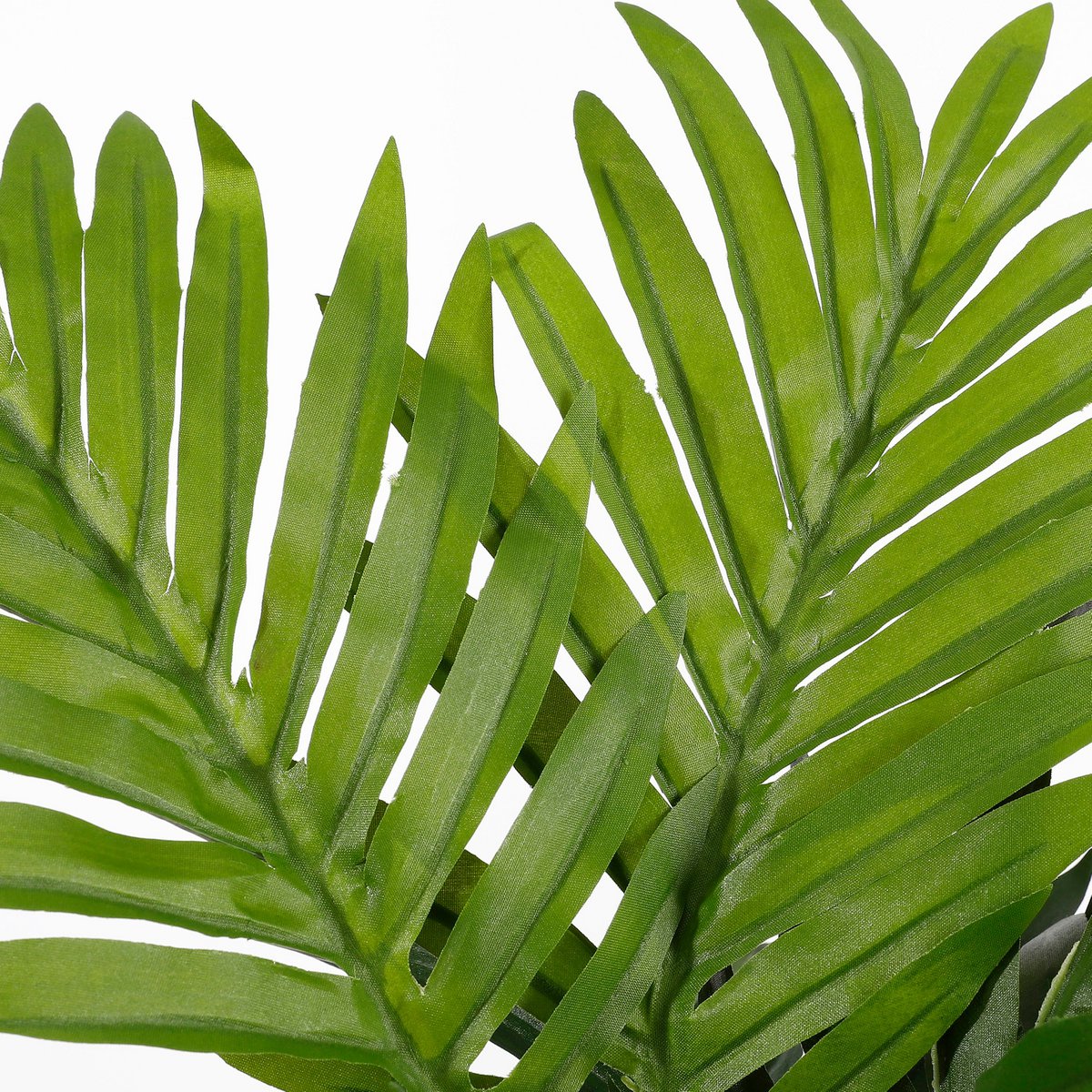 Palmier Areca artificiel en pot de fleur Stan - H45 x Ø60 cm - Vert