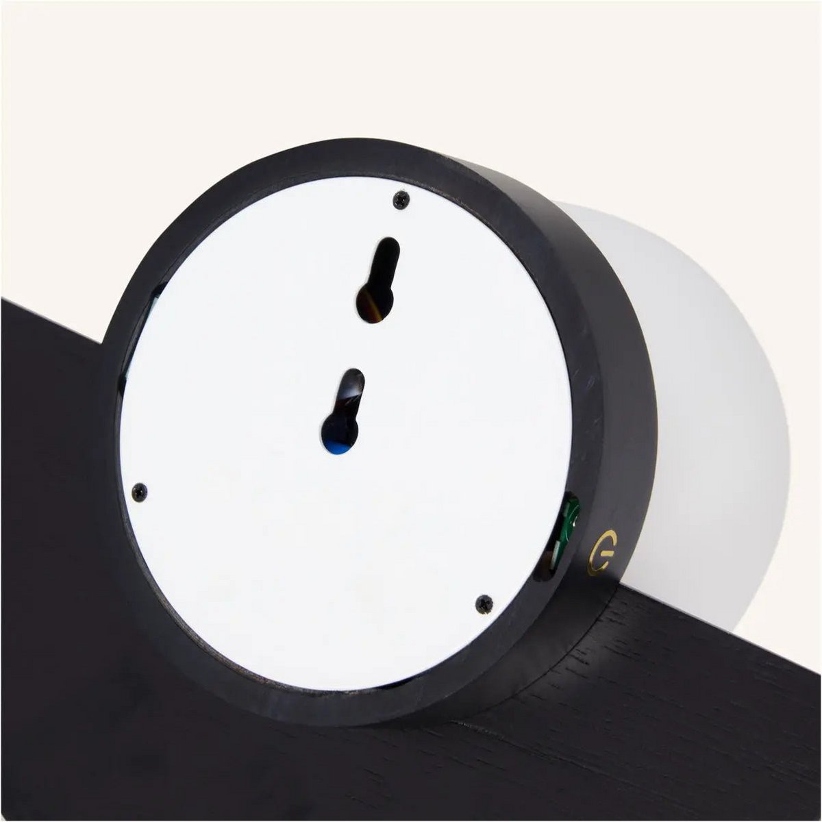 Applique murale sans fil noire Kane – Lampe rechargeable en bois et verre