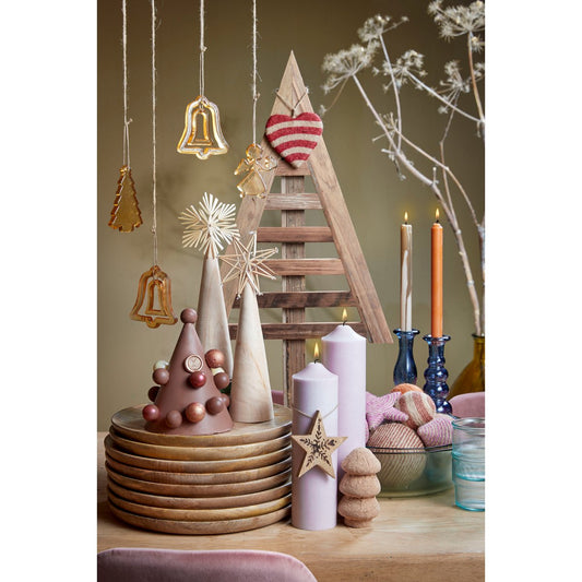 Assiette Duko - Ø30 cm - 100% Bois de Manguier FSC - Marron