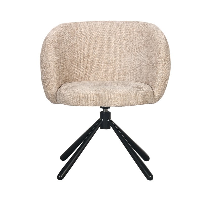 Chaise tournante Pebble Latte