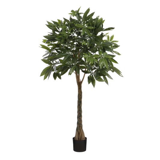 Plante Artificielle Pachira - H120 x Ø50 cm - Vert