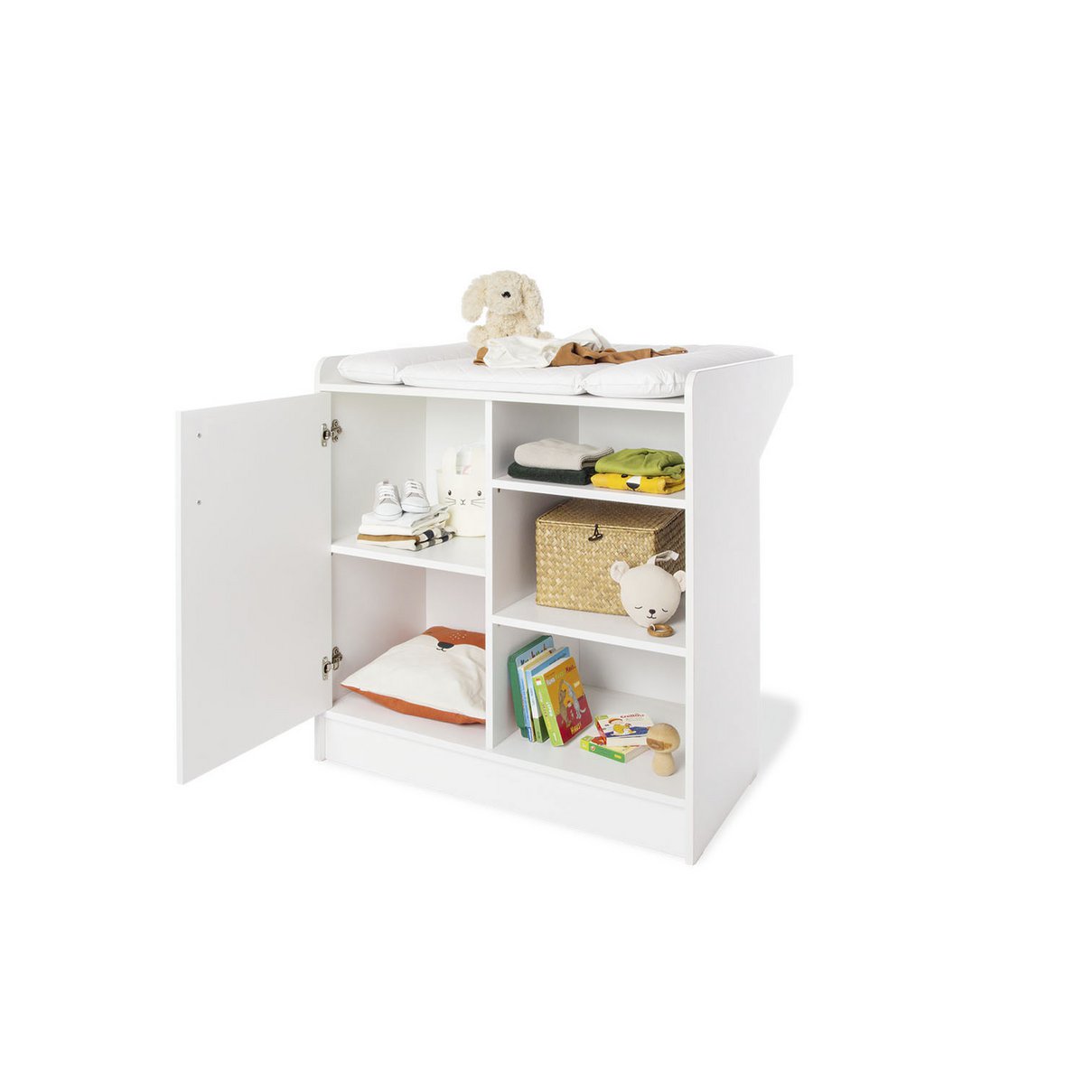 Chambre d'enfant 'Viktoria'3 parties : lit bébé, meuble à langer, armoire 2 portes