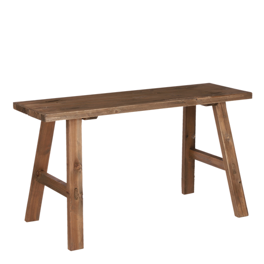 Banc en Bois Bold - L80 x L37 x H44 cm - Bois Recyclé - Marron