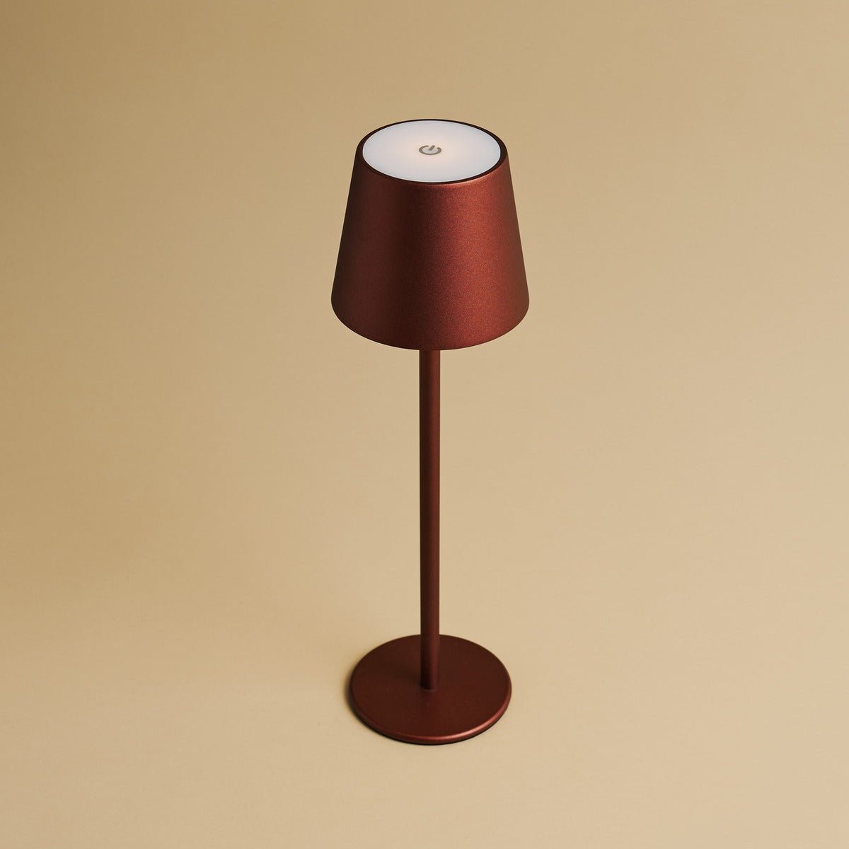 Bronze Jasper - Cordless lamp with battery L metal, smart and 3 light stages
