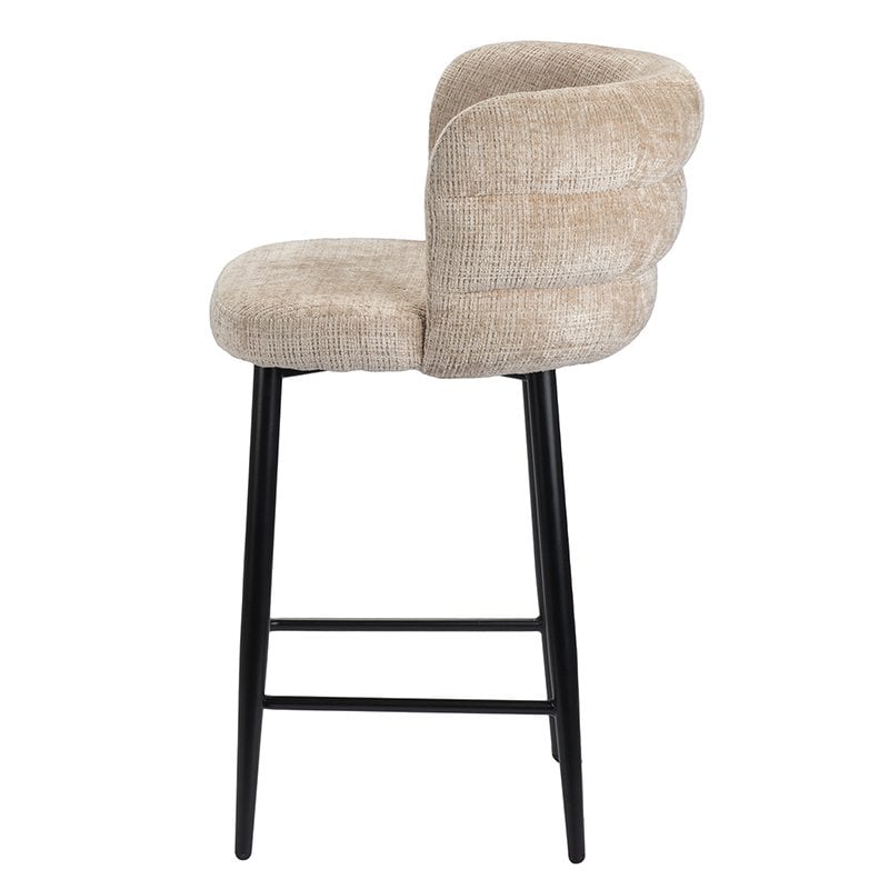 Chaise de bar de cuisine Cloud crème