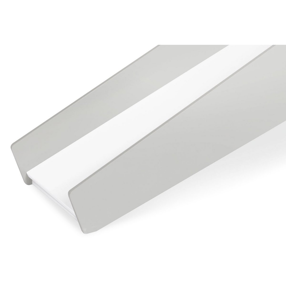 Toboggan d'intérieur 'Lotta', gris/blanc